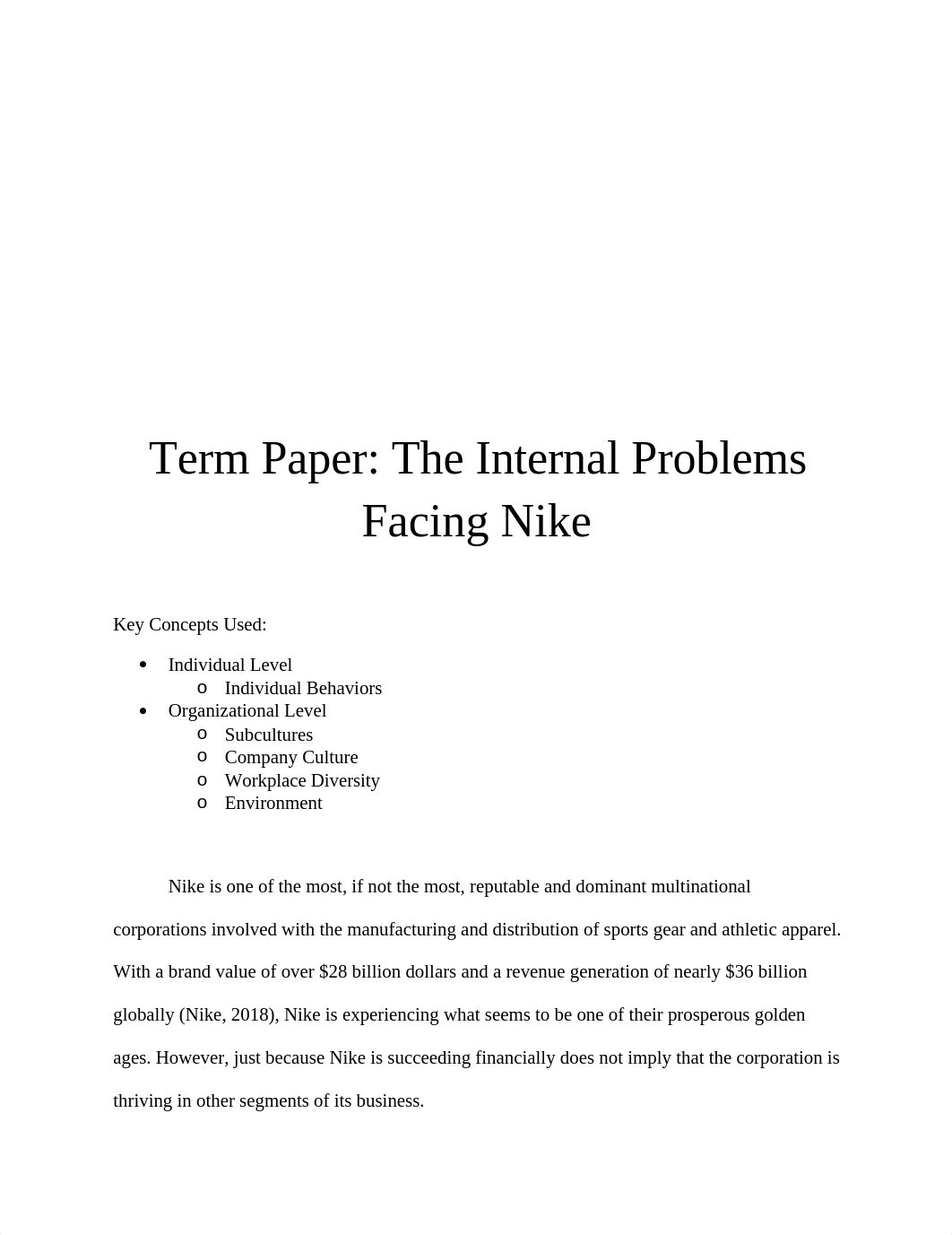 Term Paper: The Internal Problems Facing Nike.docx_d6rfhaysjjh_page1