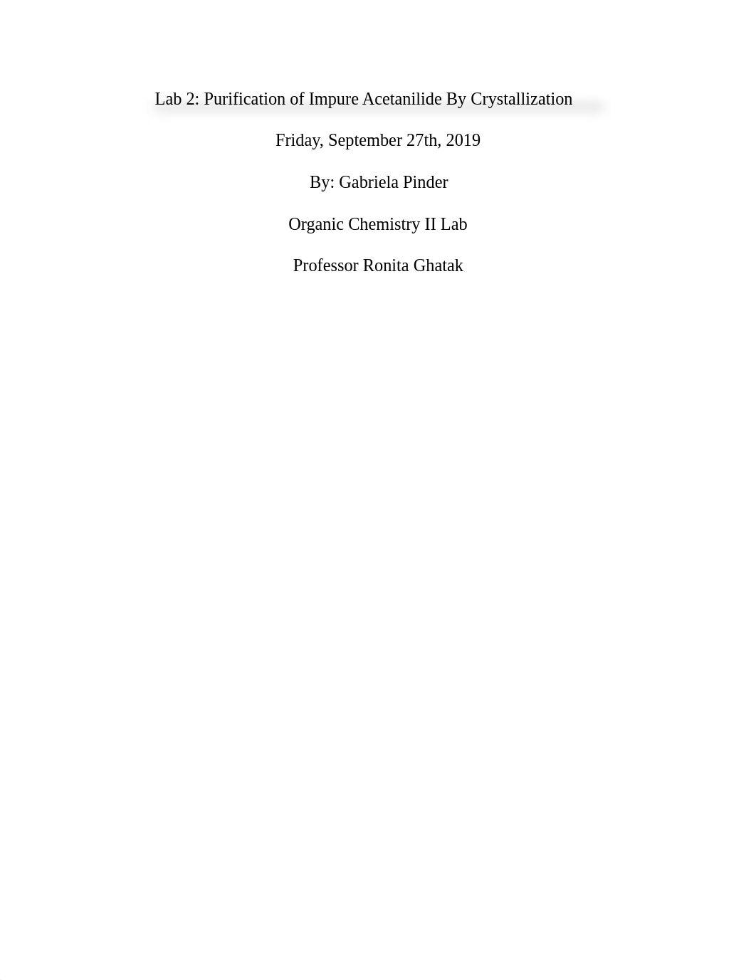 Lab 2_ Purification of Impure Acetanilide By Crystallization.pdf_d6rp5w278la_page1