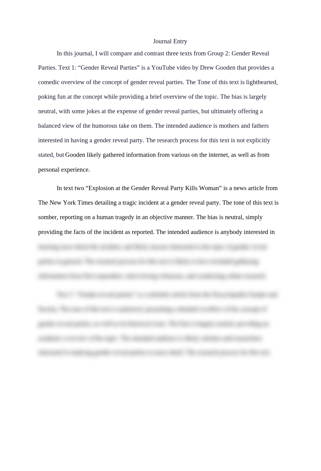 Thinking and writing about academic style Gender Reveal.docx_d6rs097pk3j_page1