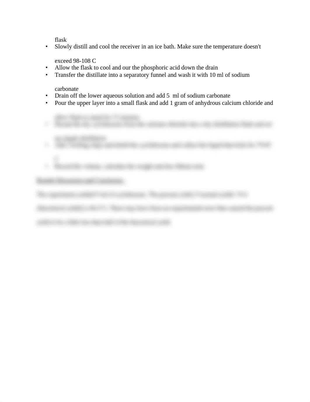 Preparation of Cyclohexene Lab Report .docx_d6rwfl2dau1_page2