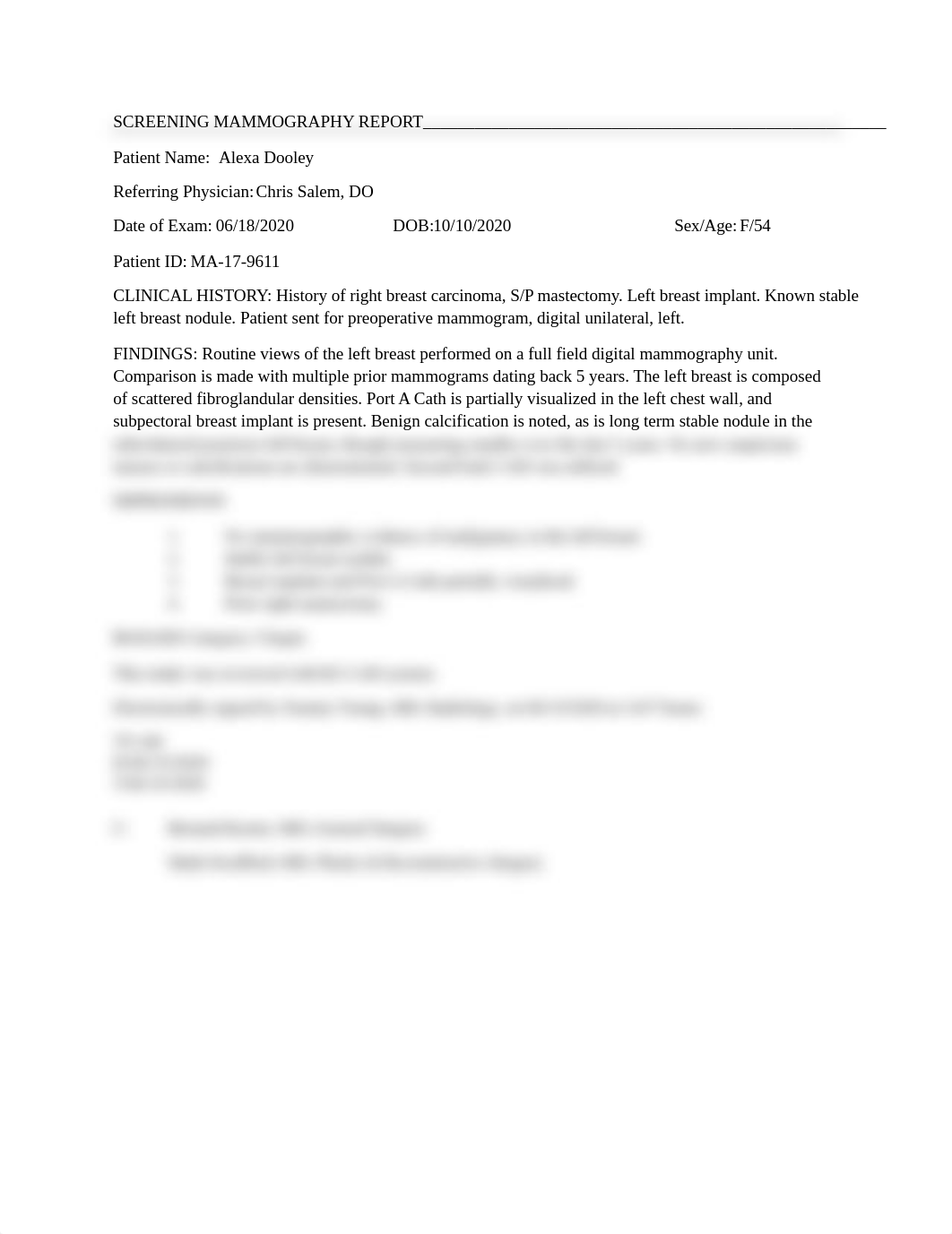 Unit 6 Screening Mammography Report.rtf_d6s4dt4ocwi_page1