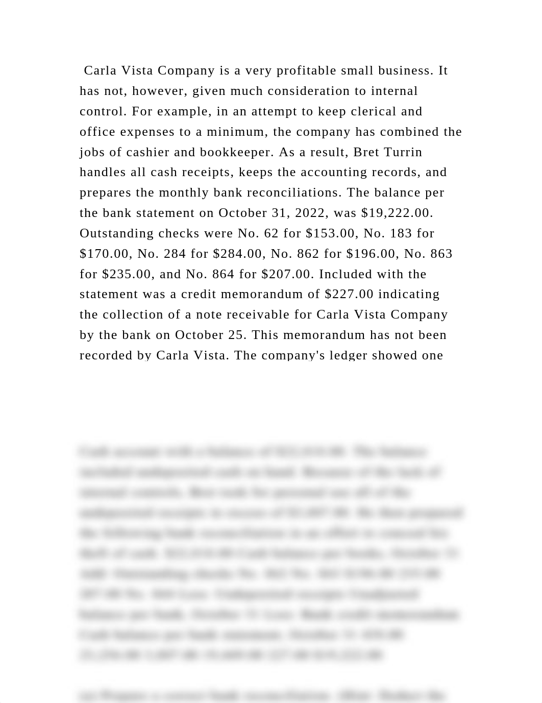 Carla Vista Company is a very profitable small business. It has not, .docx_d6s5haiuy1q_page2