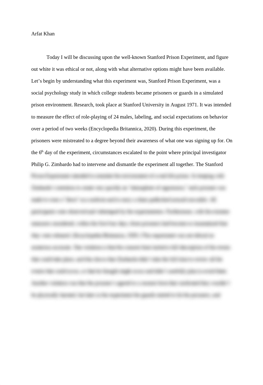 PSY 302 STANFORD PRISON EXPERIMENT.docx_d6sahtfglew_page1