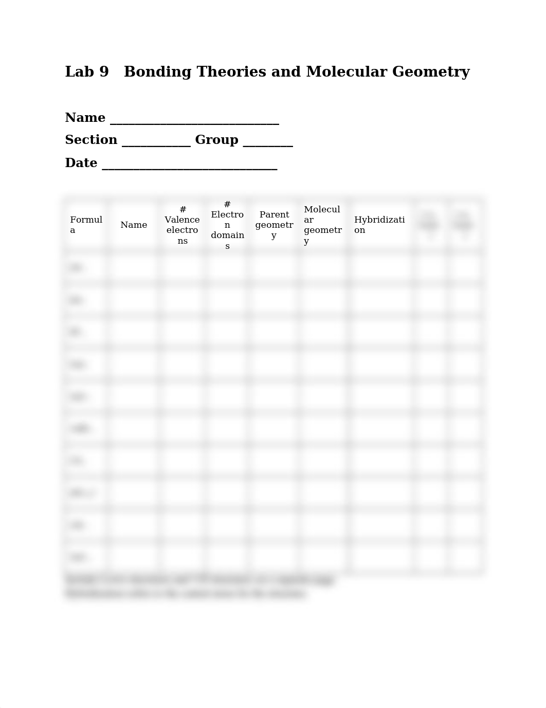 Lab 9   Bonding Theories and Molecular Geometry Report Sheet.docx_d6sb9502x25_page1