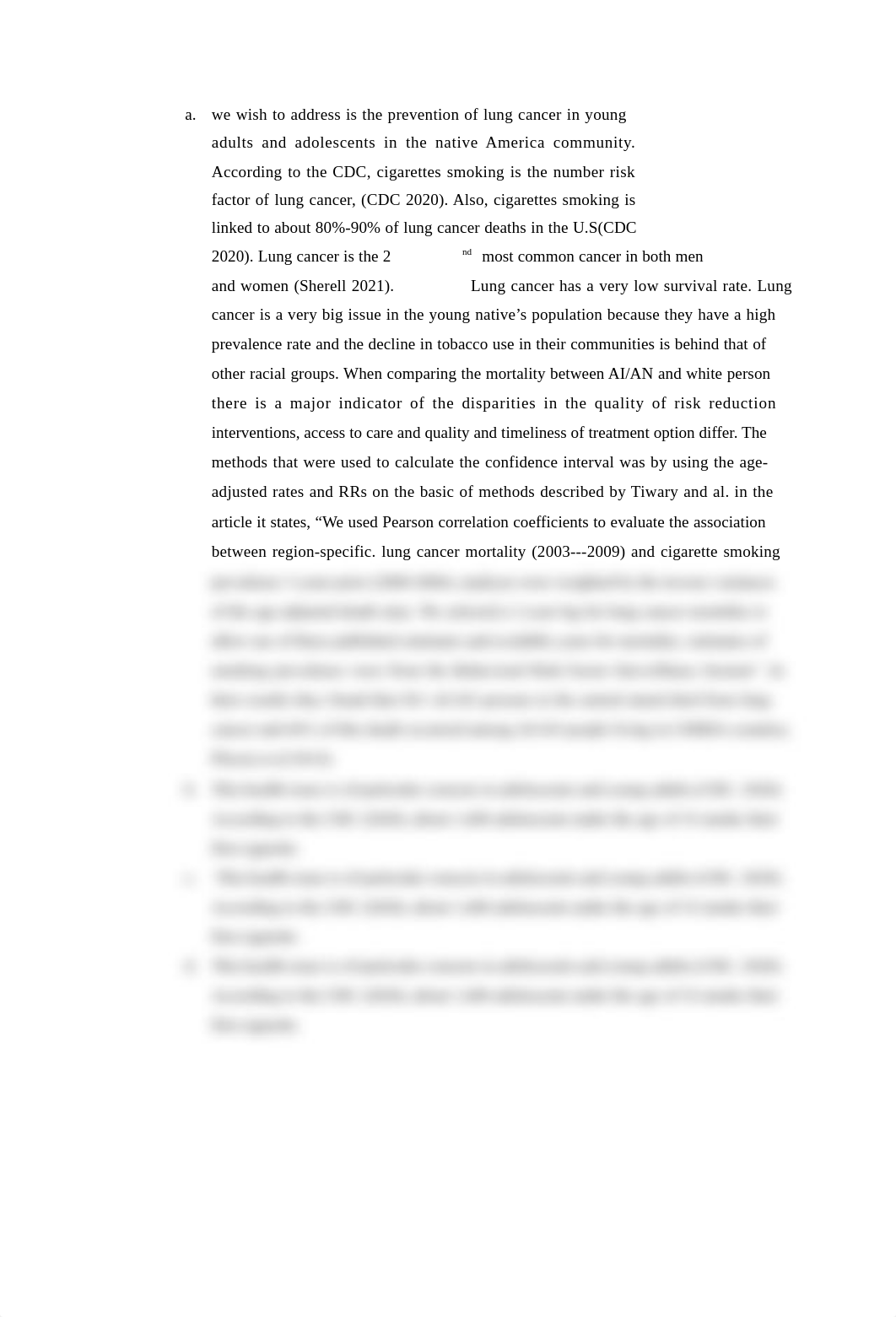 we wish to address is the prevention of lung cancer in young adults and adolescents in the native Am_d6stb2wp47q_page1