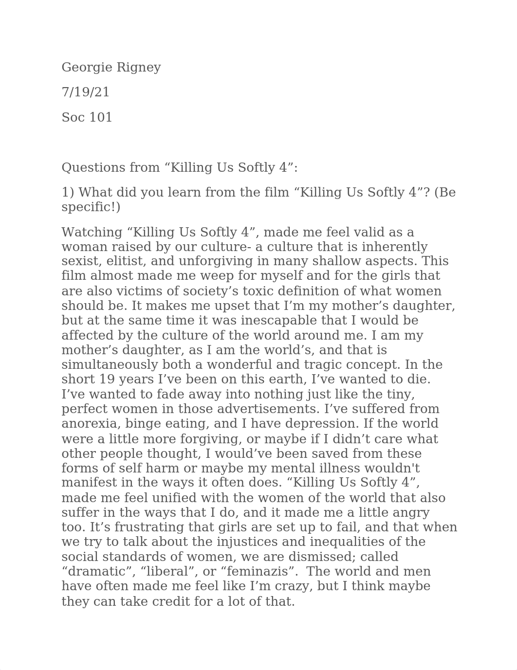 Killing Us Softly 4- Reaction #3.docx_d6sudhiz7u3_page1