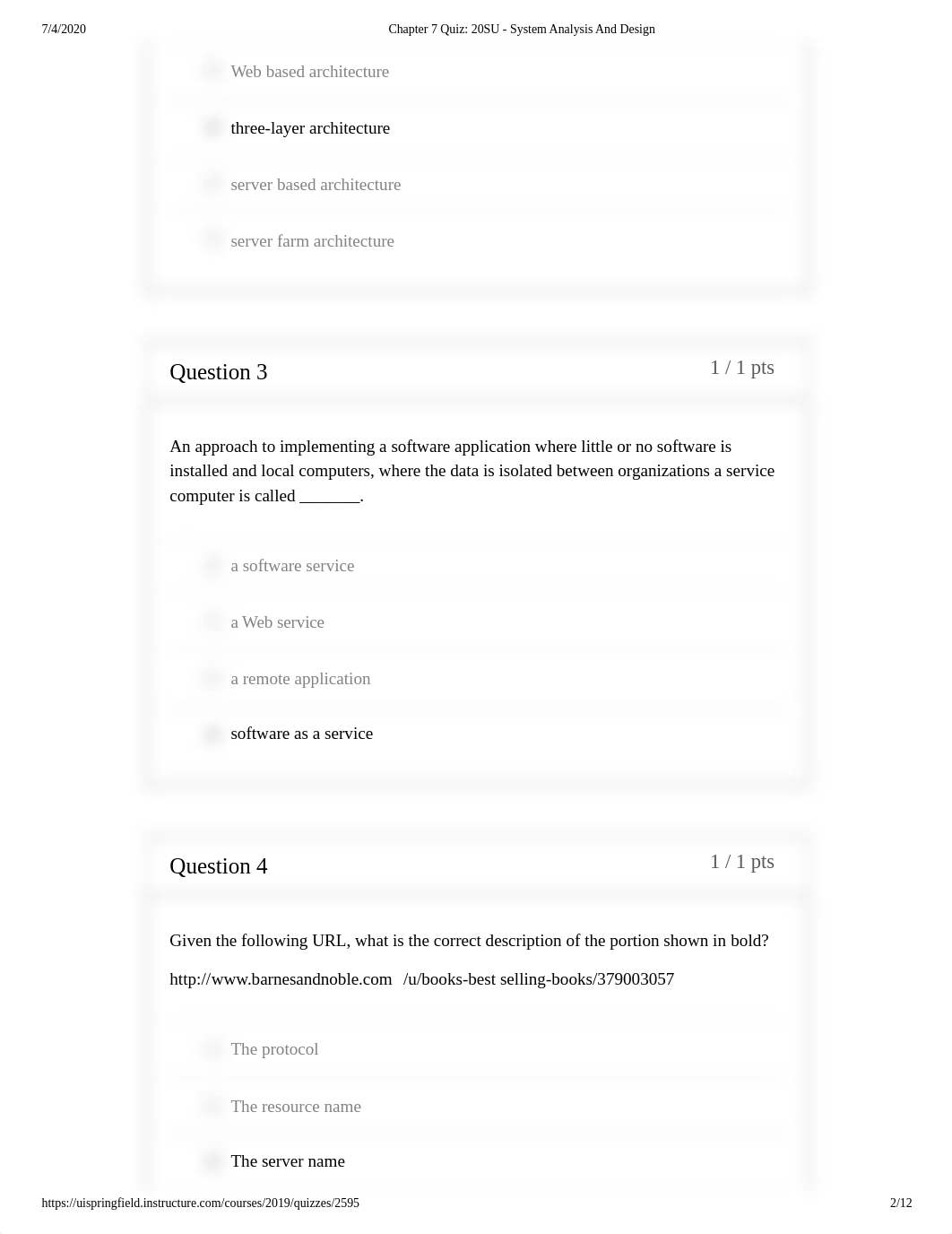 Chapter 7 Quiz_ 20SU - System Analysis And Design.pdf_d6suj6hjnc4_page2
