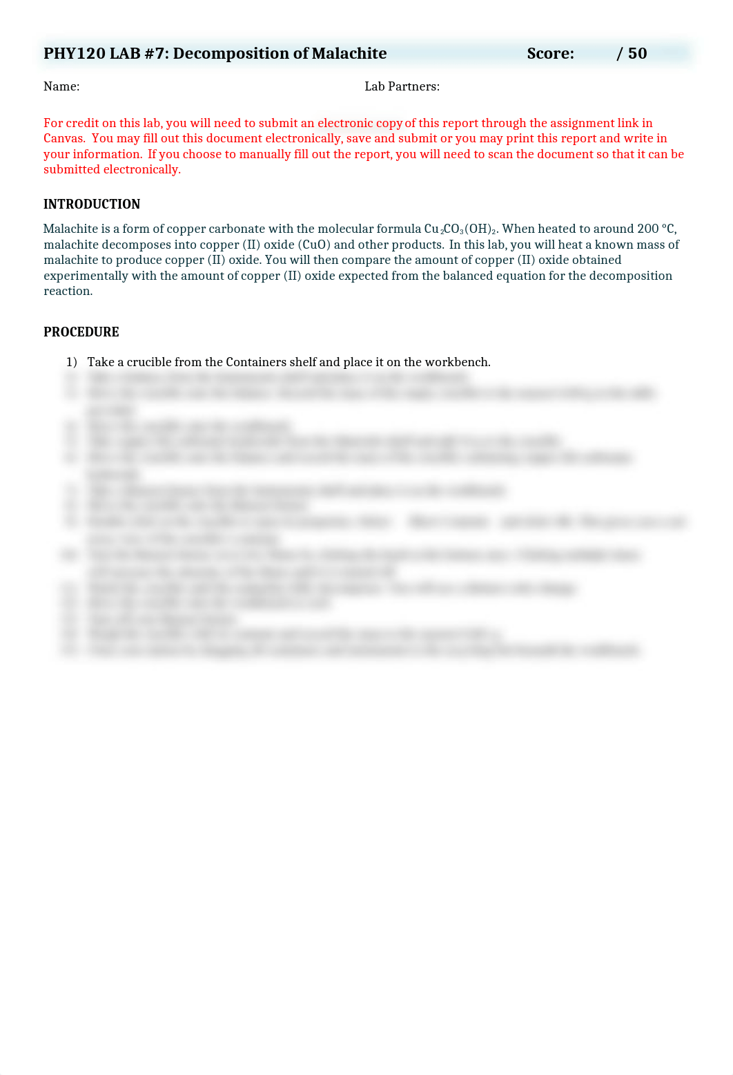 12 PHY120 LAB (Decomposition of Malachite- LNL).docx_d6sw8ao4jy9_page1