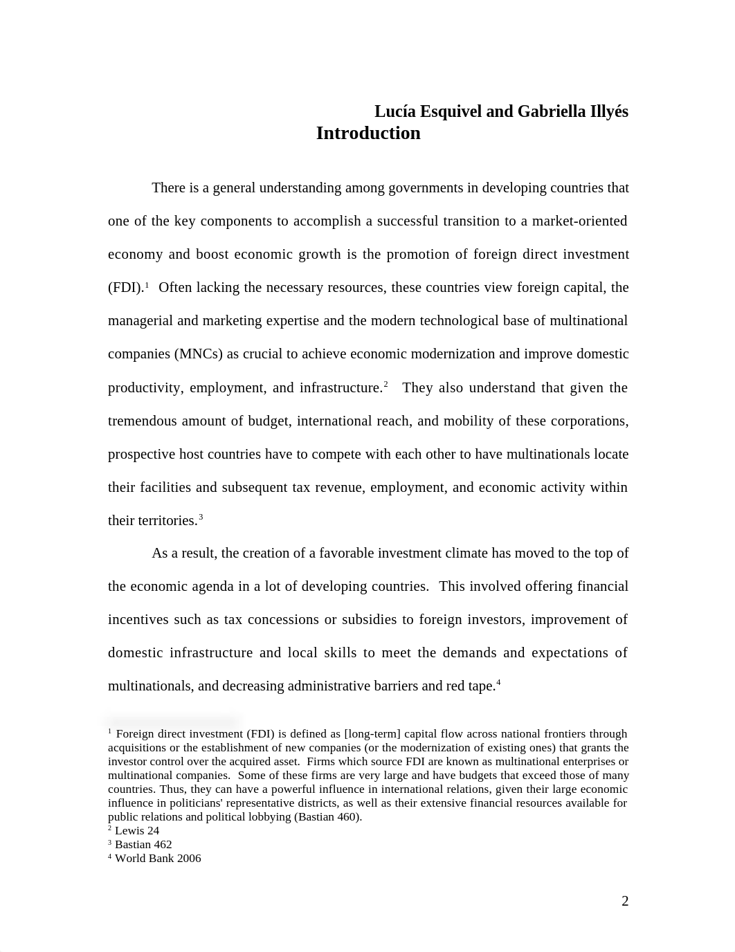 FDI and Growth Lucia Esquivel and Gabriella Illyes Final Paper_d6sxpro7y7h_page2