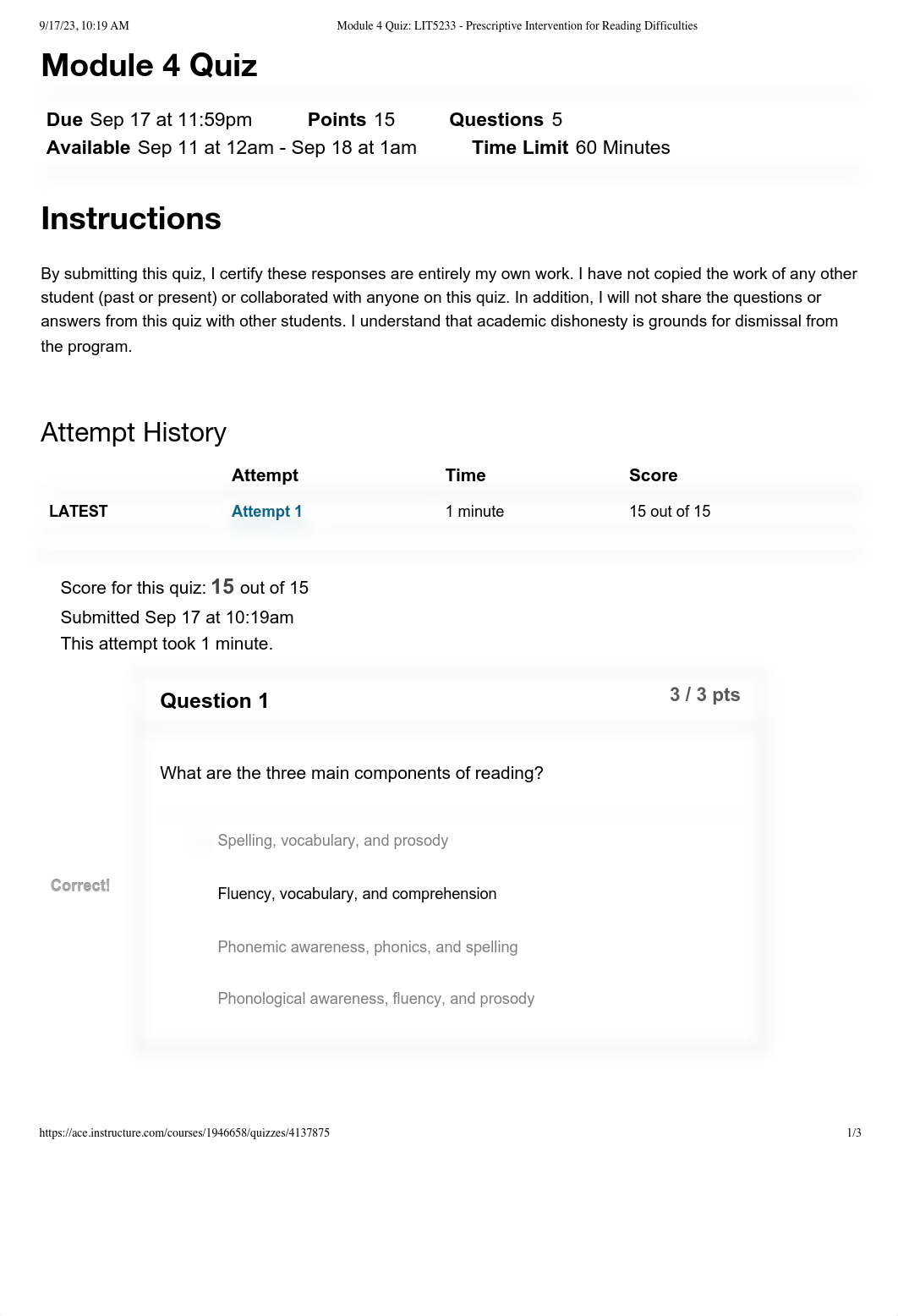 Module 4 Quiz_ LIT5233 - Prescriptive Intervention for Reading Difficulties.pdf_d6t095zkett_page1