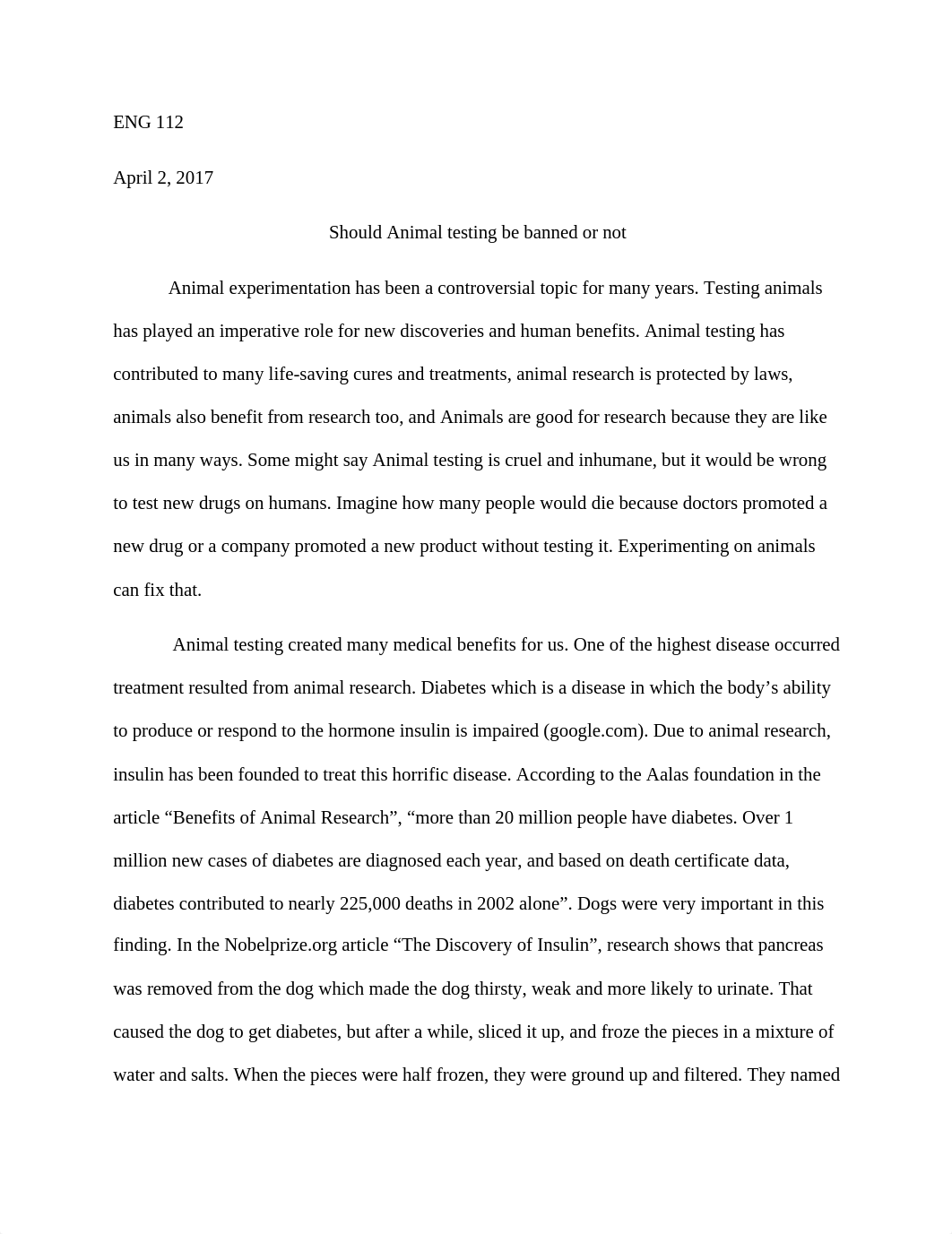 animal research essay.docx_d6t4dlc907k_page1