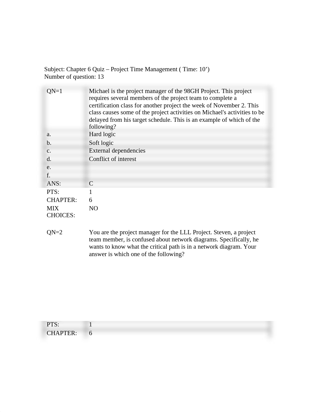 Chapter 6 Quiz - Project Time Management_d6t7ke4vzoi_page1