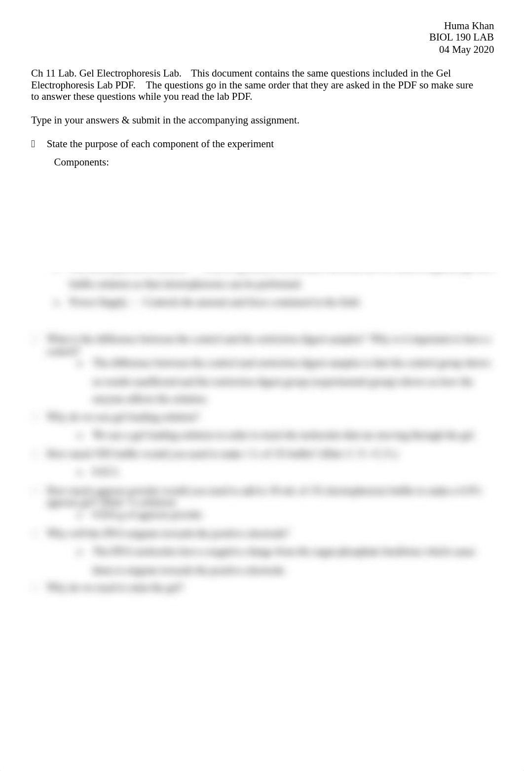 Ch 11 - Electrophoresis Lab Q's (Modified).docx_d6tyvolkl3t_page1