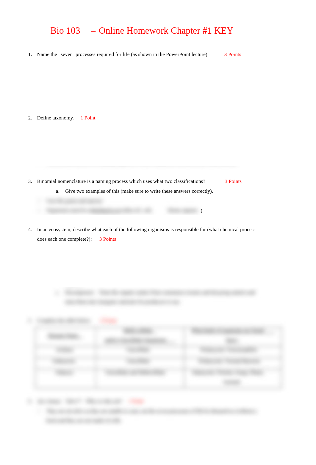 Bio 103 Homework 1 - Introduction and Scientific Method KEY.pdf_d6u0nbo746d_page1