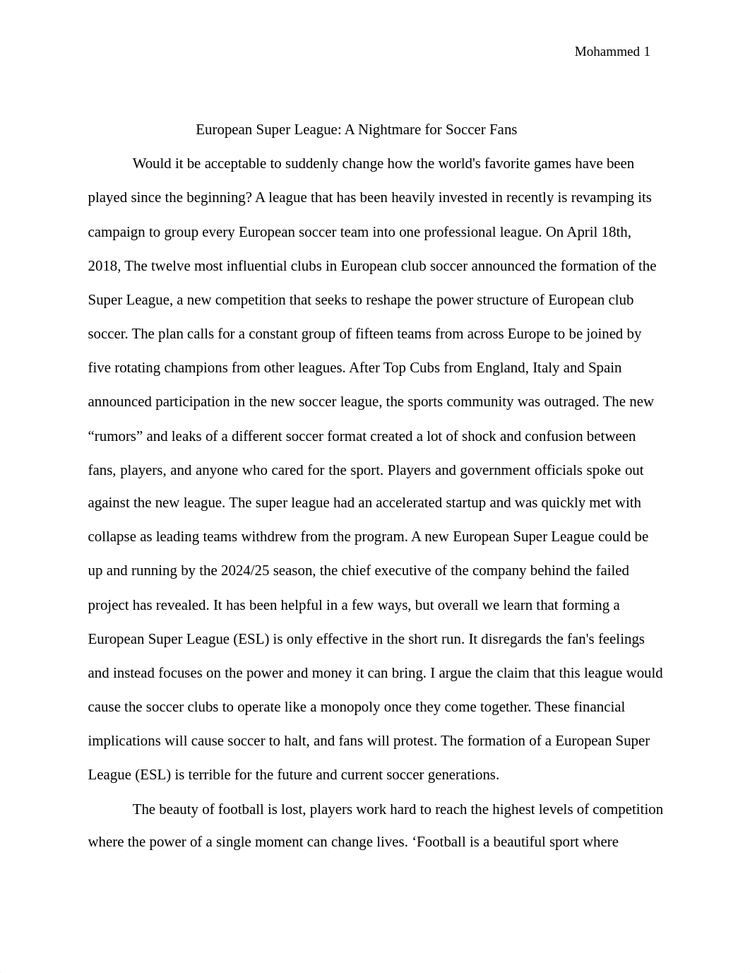 Essay Four - European Super League.pdf_d6u3jehbqvm_page1