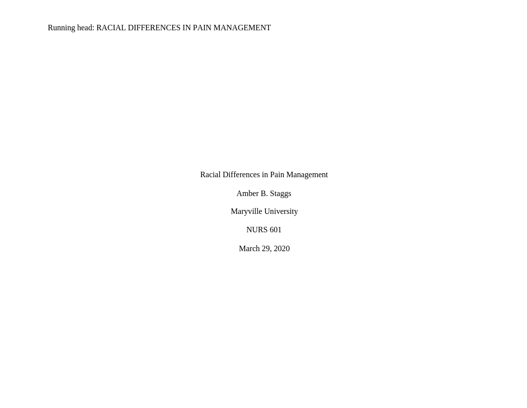 Assignment 3.1 Racial Differences in Pain Management Matrix.docx_d6u5wnv10zr_page1