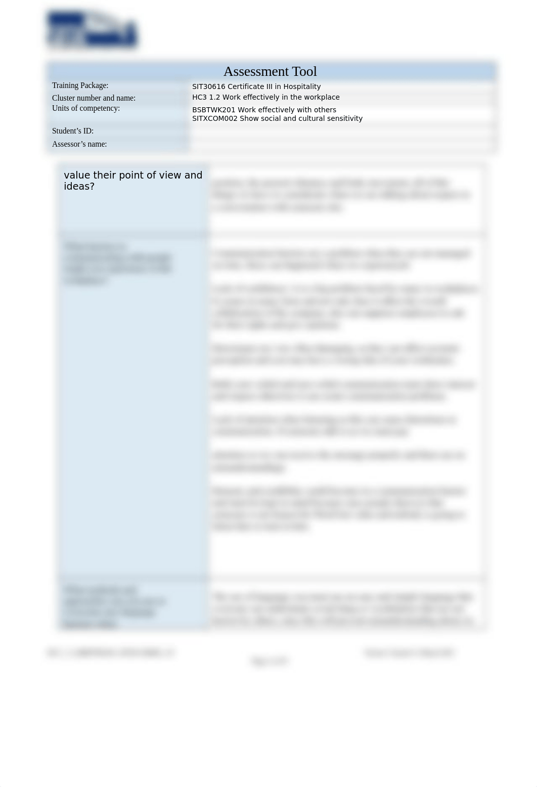 HC3_1.3_SITXCOM002_BSBTWK201_Student Assessment.docx_d6u7r763j0k_page2