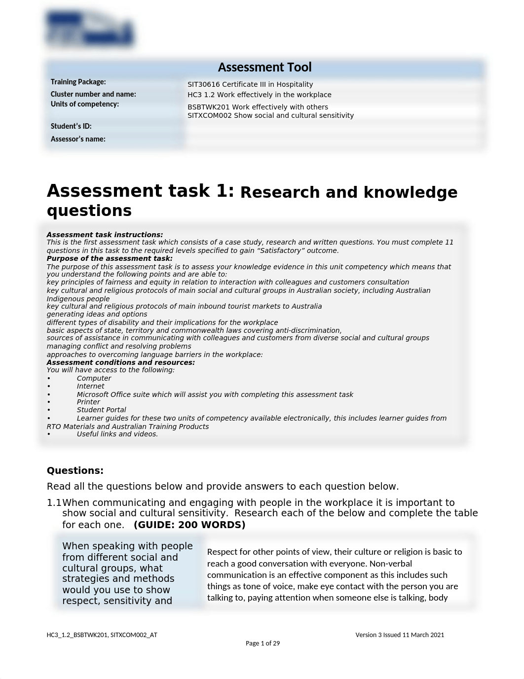 HC3_1.3_SITXCOM002_BSBTWK201_Student Assessment.docx_d6u7r763j0k_page1