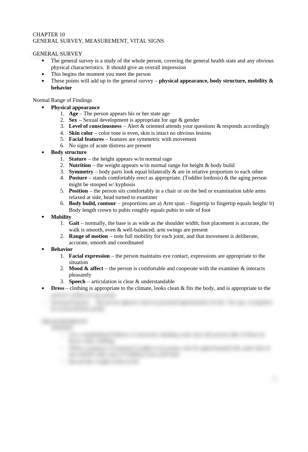 Chapter 10 -GENERAL SURVEY, MEASUREMENT, VITAL SIGNS - Exam 4_d6ubeml92fu_page1