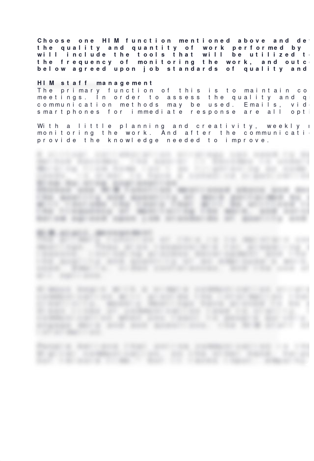 Choose one HIM function mentioned above and develop a procedure for evaluating the quality and quant_d6ue6mp1p59_page1