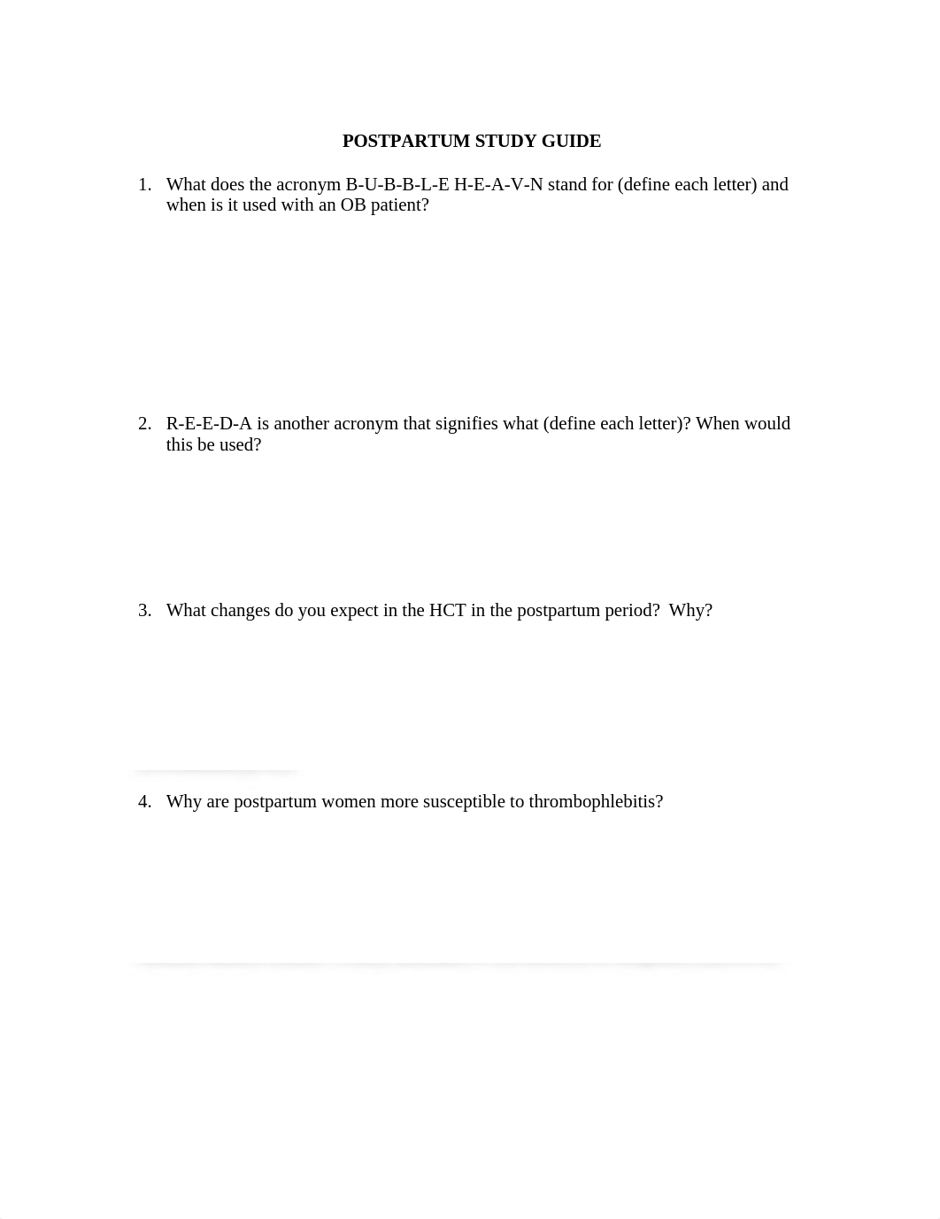 NSG330 - STUDY GUIDE-POSTPARTUM .doc_d6us639v3xn_page1