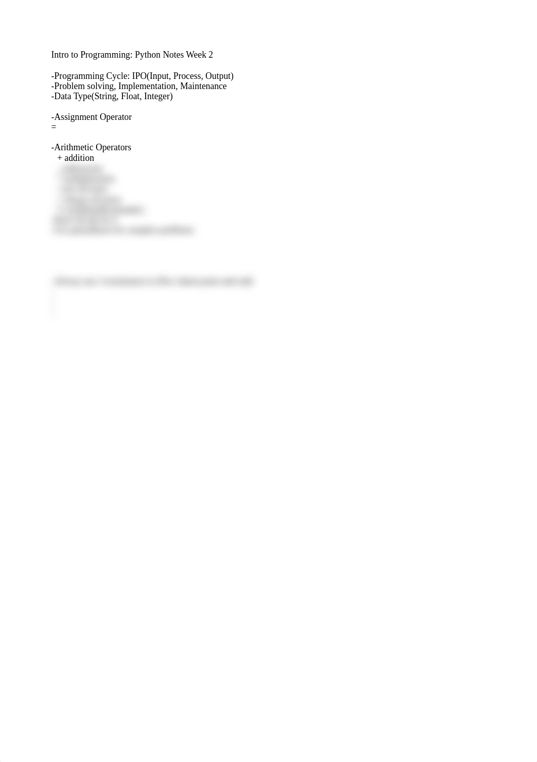 Python Notes Week 1.txt_d6v0ob0q3ms_page1
