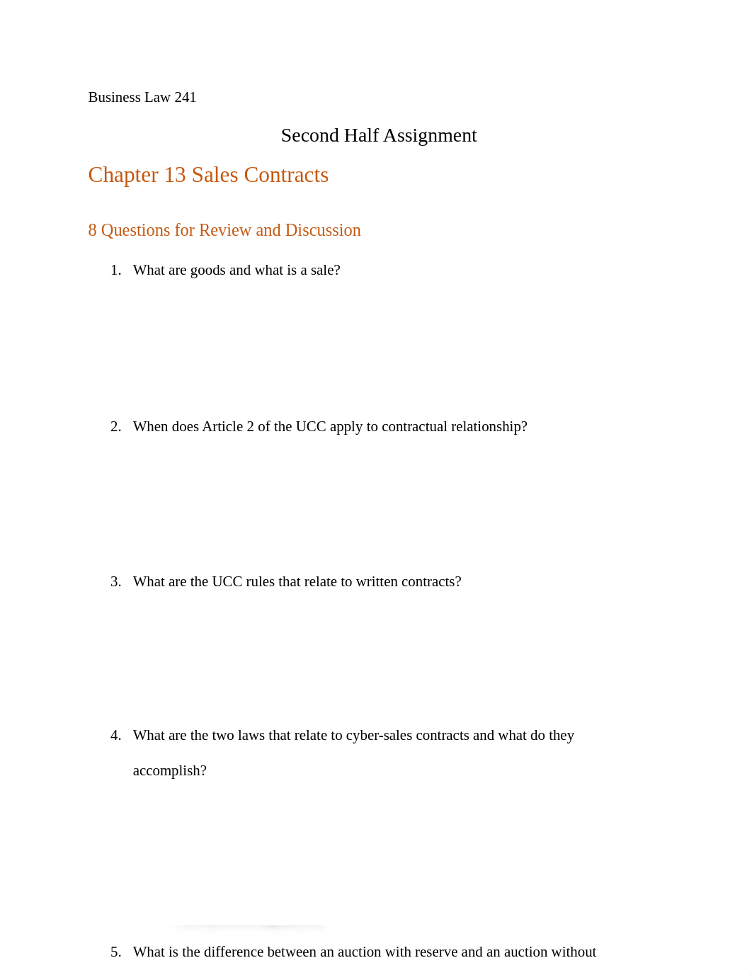 Business 291 Assignment 2.pdf_d6vo5kxoph1_page1