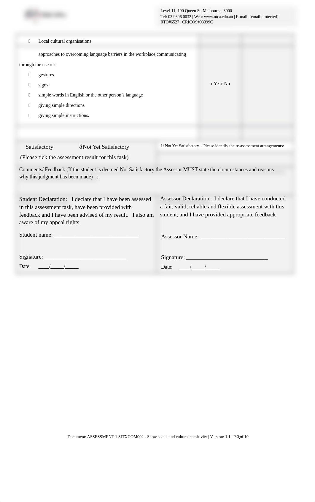 ASSESSMENT 1 SITXCOM002 - Show social and cultural sensitivity.docx_d6whplybaqm_page2