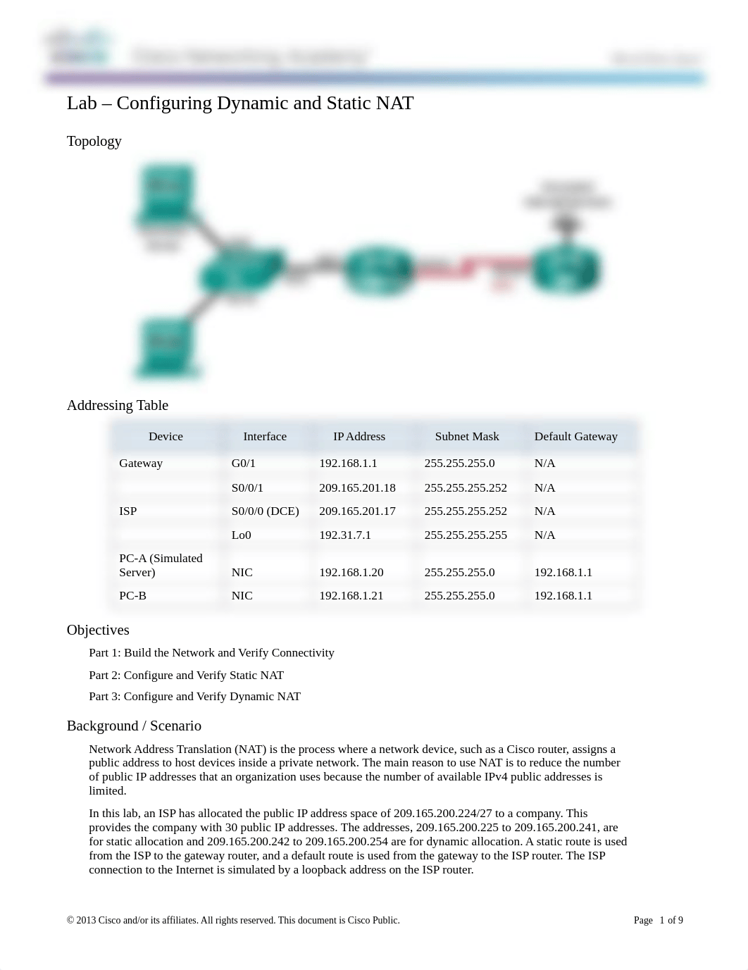 WK 5 - 5.2.2.6 Lab - Configuring Dynamic and Static NAT.docx_d6wi2p5ymil_page1