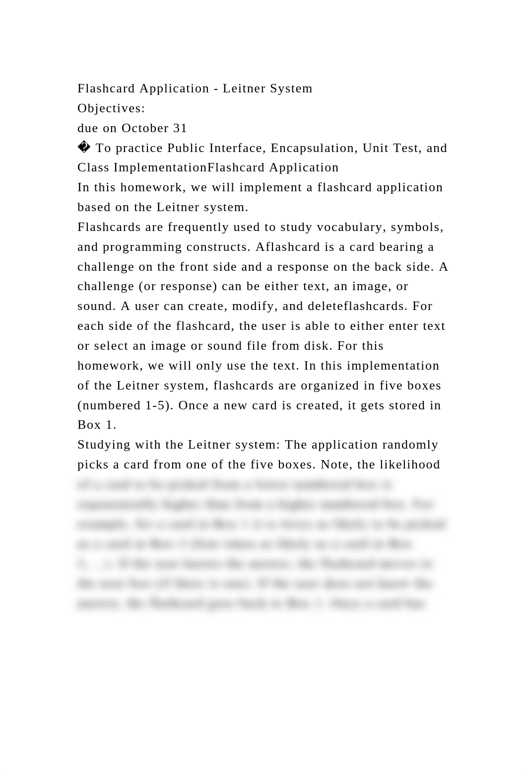 Flashcard Application - Leitner SystemObjectivesdue on October .docx_d6wjrcn258d_page2