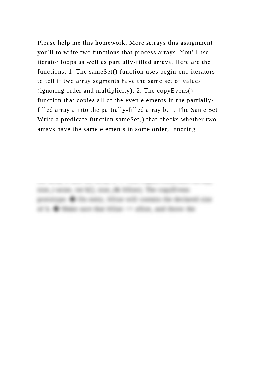 Please help me this homework. More Arrays this assignment youll to .docx_d6wlb1mme79_page2