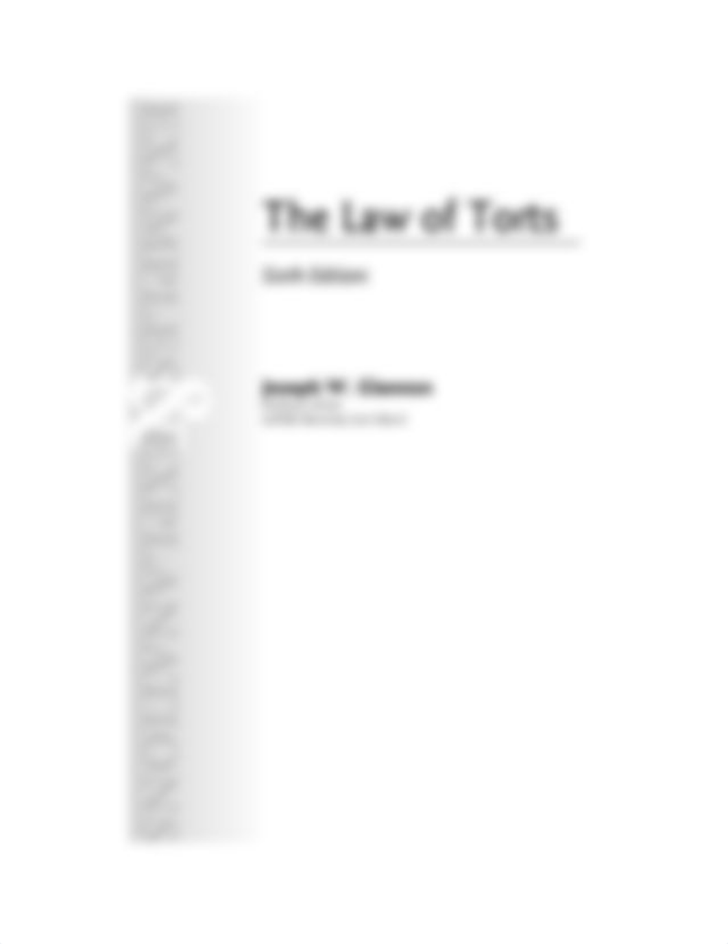 Examples  Explanations The Law of Torts by Joseph W. Glannon (z-lib.org).pdf_d6wugmndmlp_page5