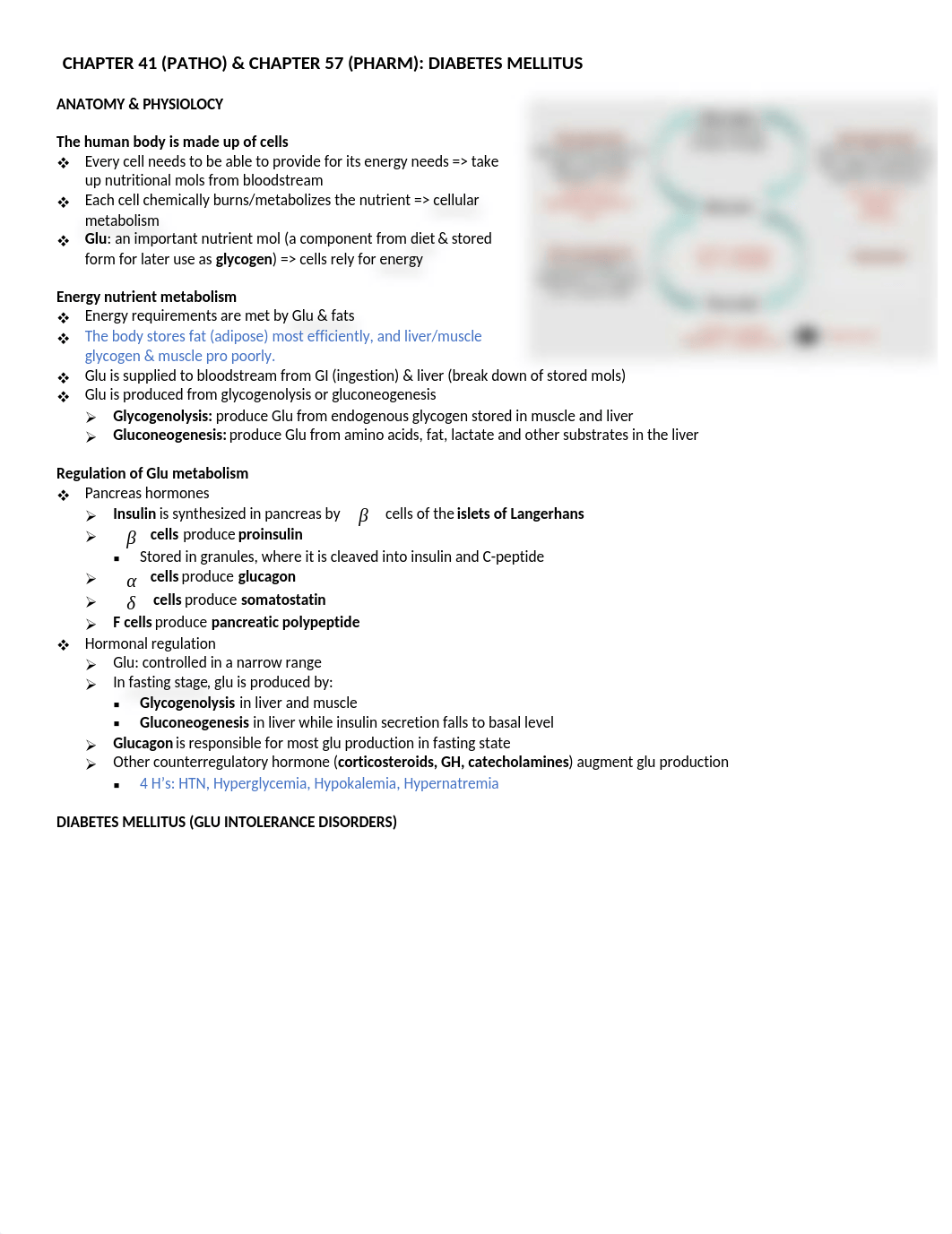 N520 Exam 8 Diabetes Mellitus.docx_d6x0k2eminh_page1