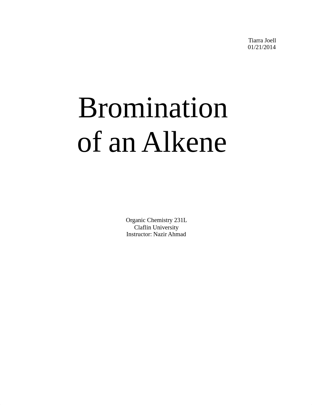 Exp 1 Bromonation of an Alkene_d6x1y7fmkr2_page1