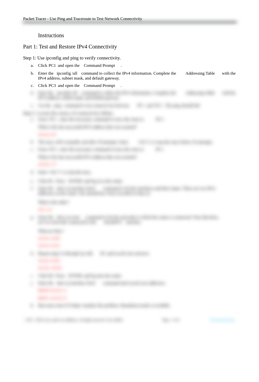 COMPLETE 13.2.7 Word - Use Ping and Traceroute to Test Network Connectivity.docx_d6xajfpvxiq_page2