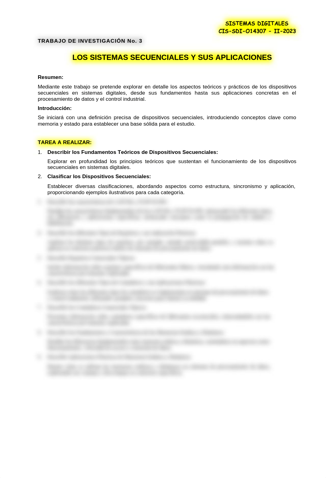 CIS-SDI-O14307 - Trabajo de Investigacion 3 - Sistemas Secuenciales - (II-2023) - OK.pdf_d6xdyh88sad_page1