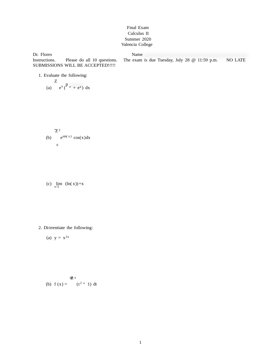 Calculus II Final Exam.pdf_d6ysfrhgfto_page1