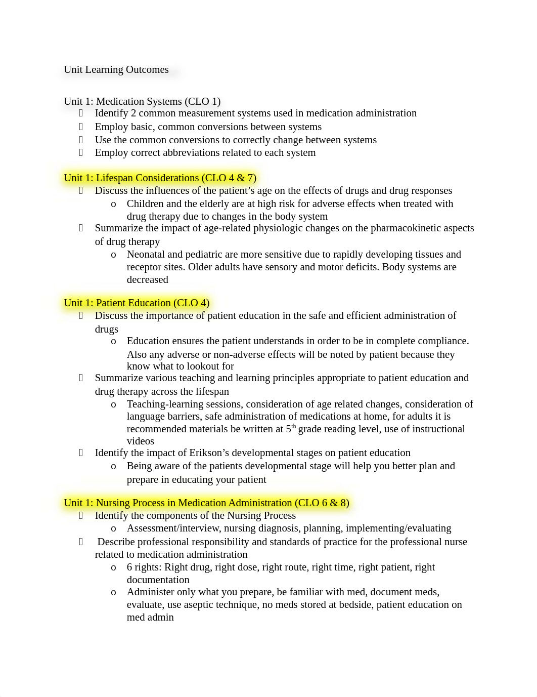 Pharmacology Learning outcomes.docx_d6yuo12i10o_page1