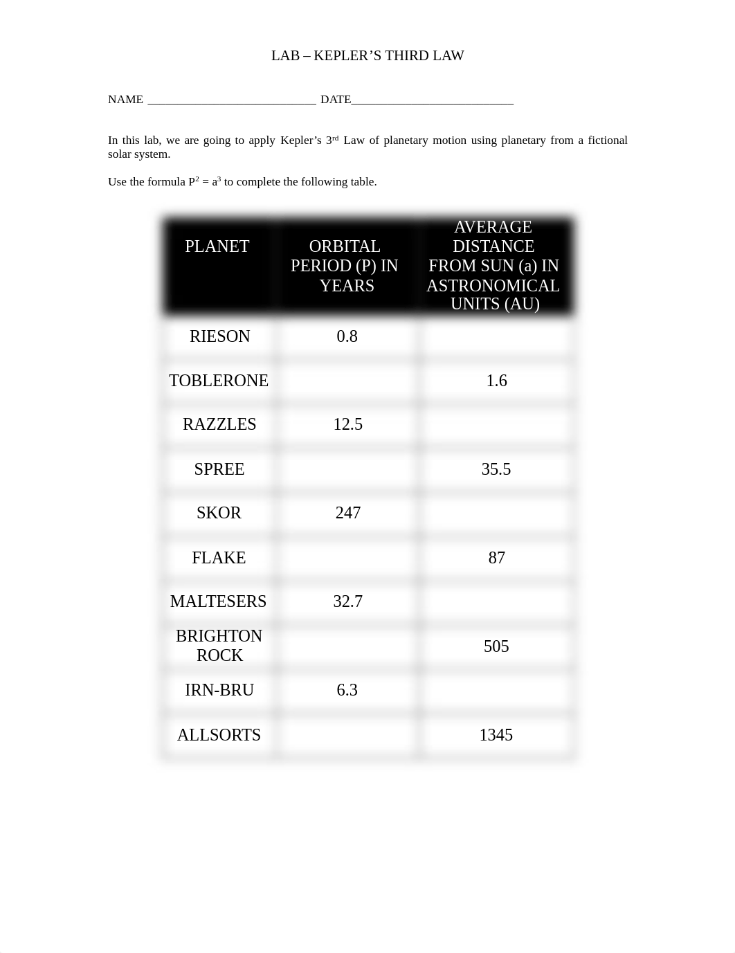 PHYS 1404 - KEPLER'S 3RD LAW.pdf_d6yw4yrvnxz_page1