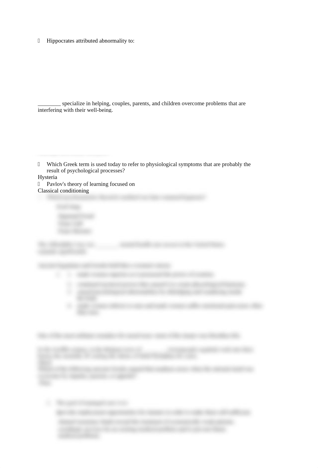 Abnormal psyvhology Quizes.docx_d6z190rz9nh_page2