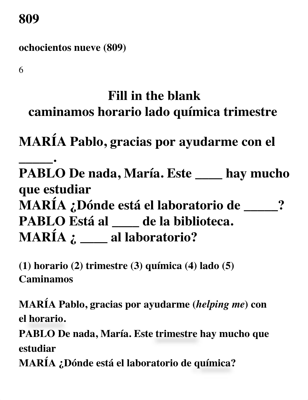 2 En la universidad - Lección prueba Flashcards by _ Brainscape.pdf_d6z36t45okl_page3