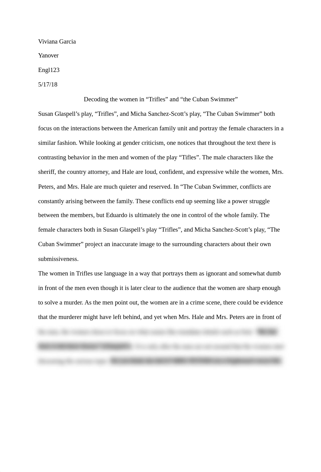 Engl 123: Decoding the women in "Trifles" and "the Cuban Swimmer"_d6z5te4llmh_page1