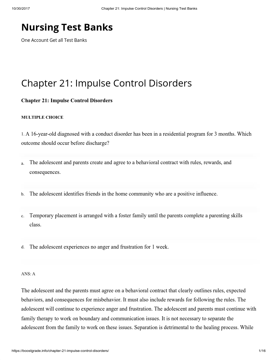 Chapter 21_ Impulse Control Disorders _ Nursing Test Banks.pdf_d6zdbkdc3vx_page1