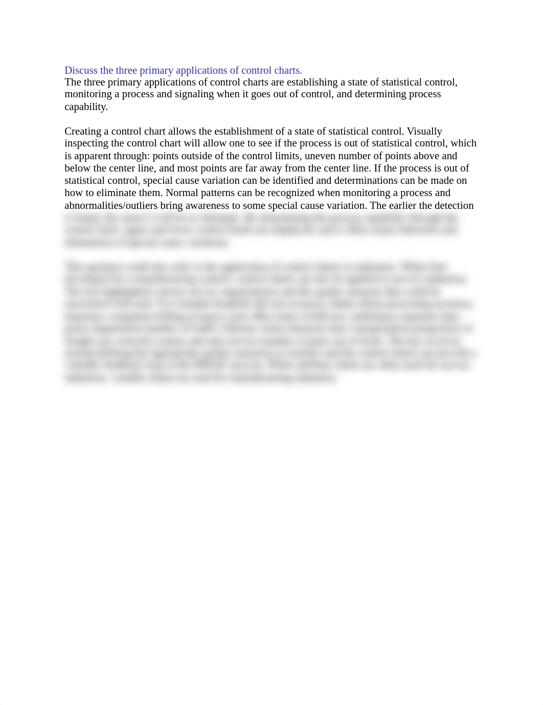 Discuss the three primary applications of control charts Six Sigma.docx_d6ze970nawp_page1