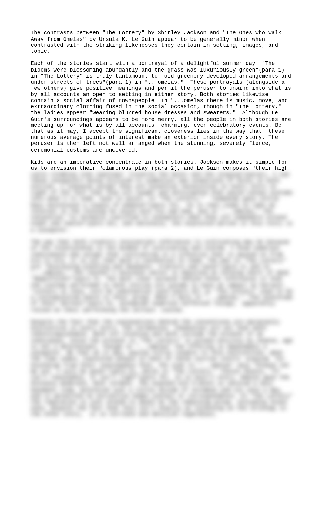 Comparing and Contrasting The Lottery and The Ones Who Wal_d6znfqj3c07_page1