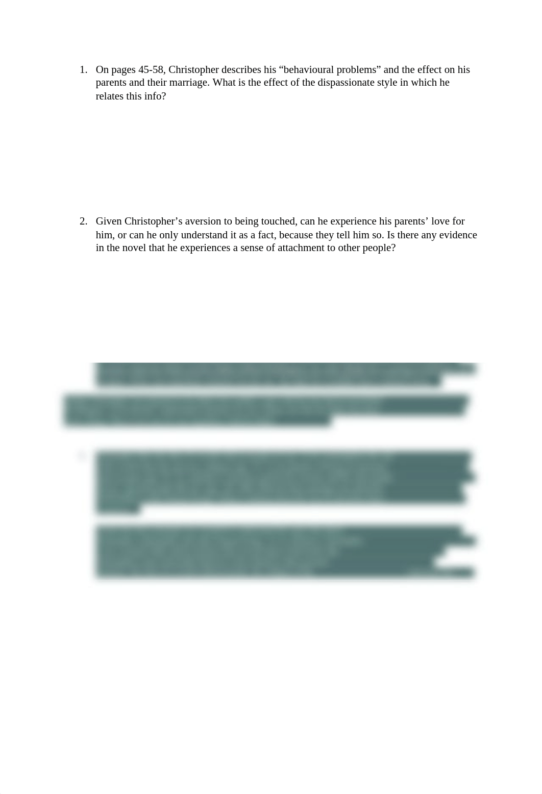 The Curious Incident of the Dog in the Night-Time Discussion Questions and Answers .docx_d6zqqtx2lxs_page1