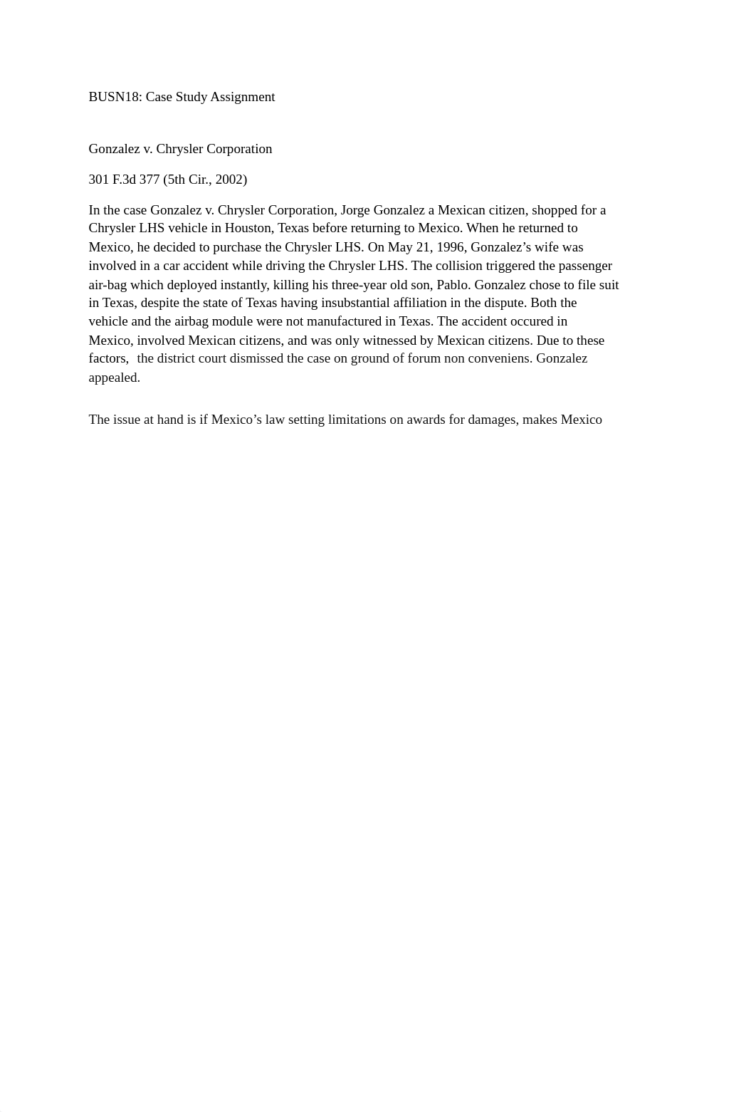 BUSN18_ Case Study (Gonzalez v. Chrysler Corporation).pdf_d6zrjy34dhg_page1