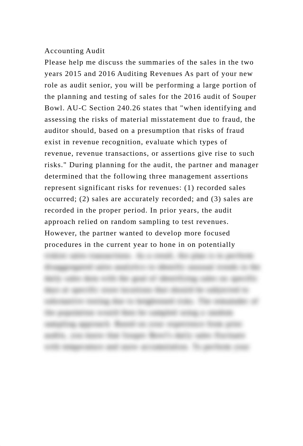 Accounting AuditPlease help me discuss the summaries of the sales .docx_d6zrp7wv183_page2