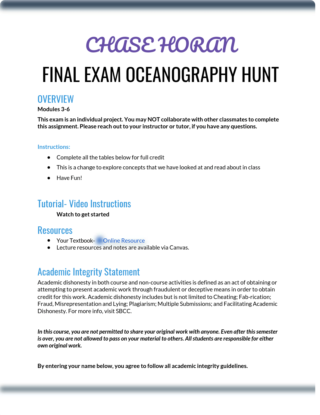 Copy of Copy of Oceans Final Exam Scavenger Hunt CHAse HORan.pdf_d7031s38yz3_page1