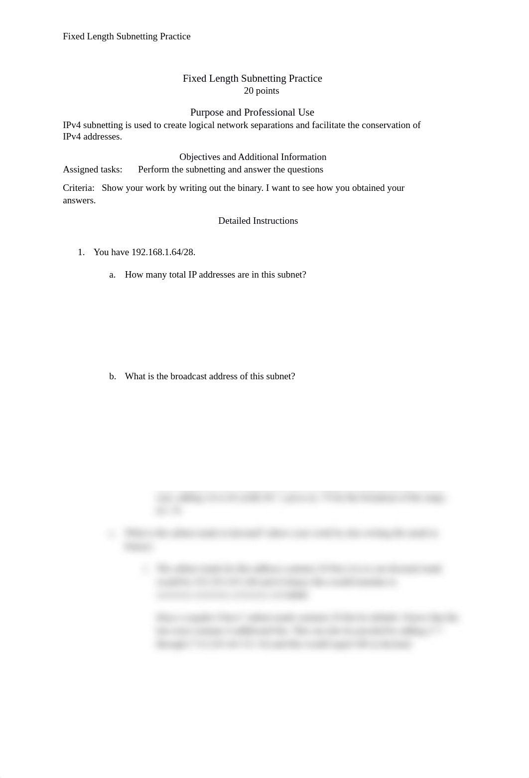 Fixed Length Subnetting Practice.docx_d708p0qx24m_page1